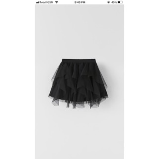 Chân váy Zara đen bé gái đại
