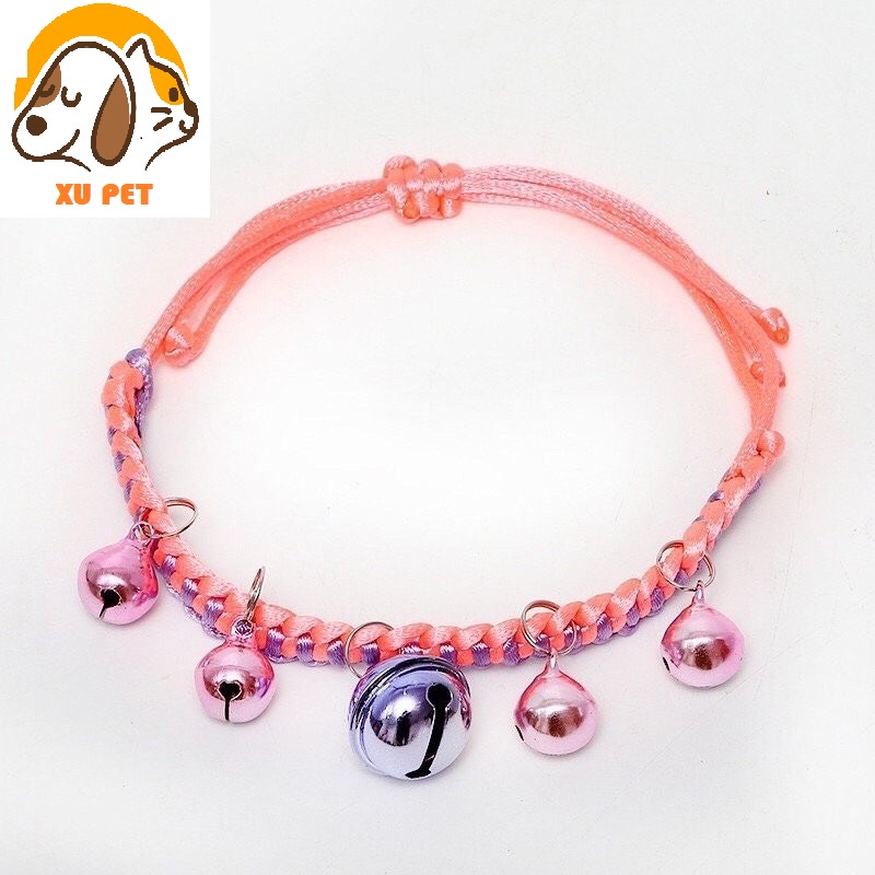 Vòng Cổ Cho Chó Mèo Chuông Lục Lạc Dễ Thương