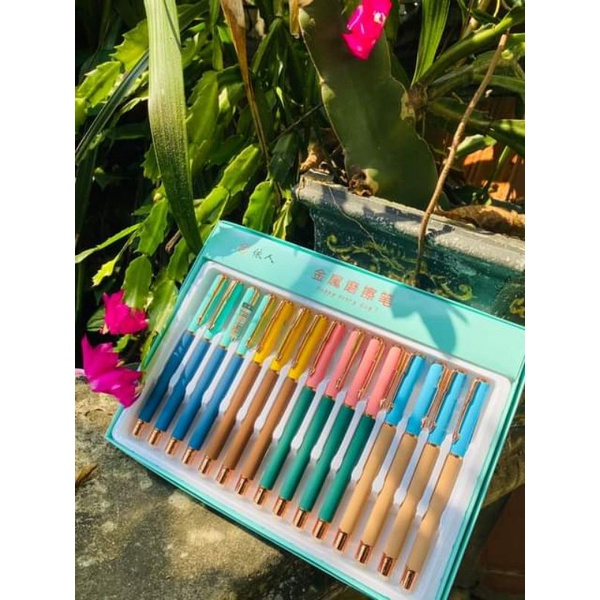 Bút máy tẩy xoá được thân nhỏ ngòi kim tinh thanh đậm