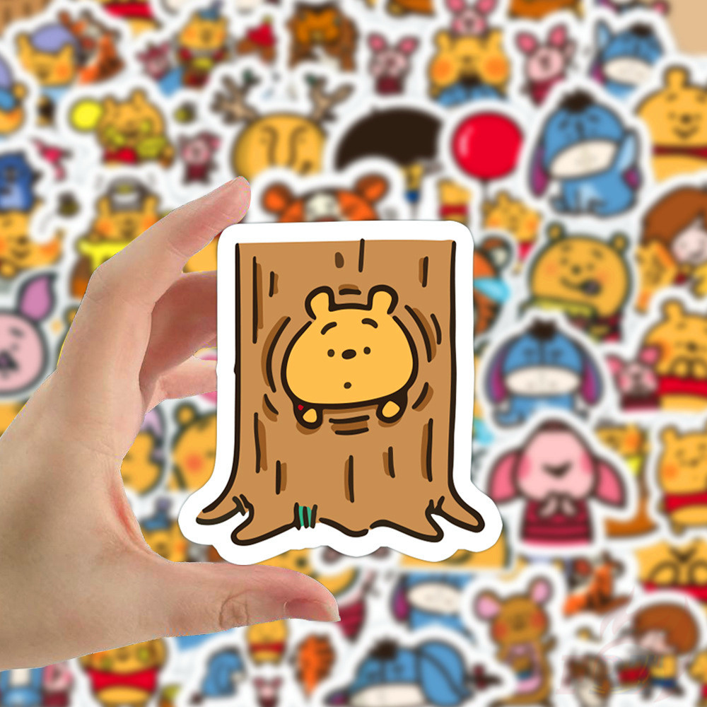❉ Pooh Bear Series 02 - Disney Cartoon Stickers ❉ 50Pcs/Set DIY Luggage Laptop Skateboard Doodle Decals Stickers