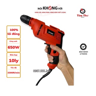 Máy khoan etop xh-10a công suất 620w - lõi đồng 100% đầu 10 ly