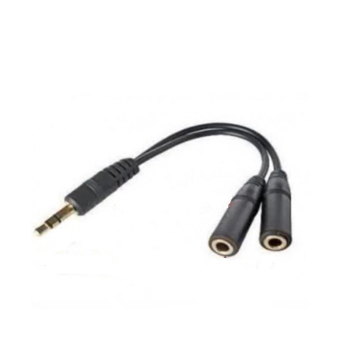 Dây chia jack loa chuẩn 3.5 từ 1 ra 2 - Dây chia loa 1 ra 2 - Chia audio 1 ra 2