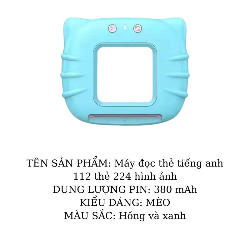 Máy Đọc Thẻ Song Ngữ Anh Việt Giúp Bé Học Tiếng Anh Flashcard 112 Thẻ 224 Từ Khoá Và 12 Chủ Đề