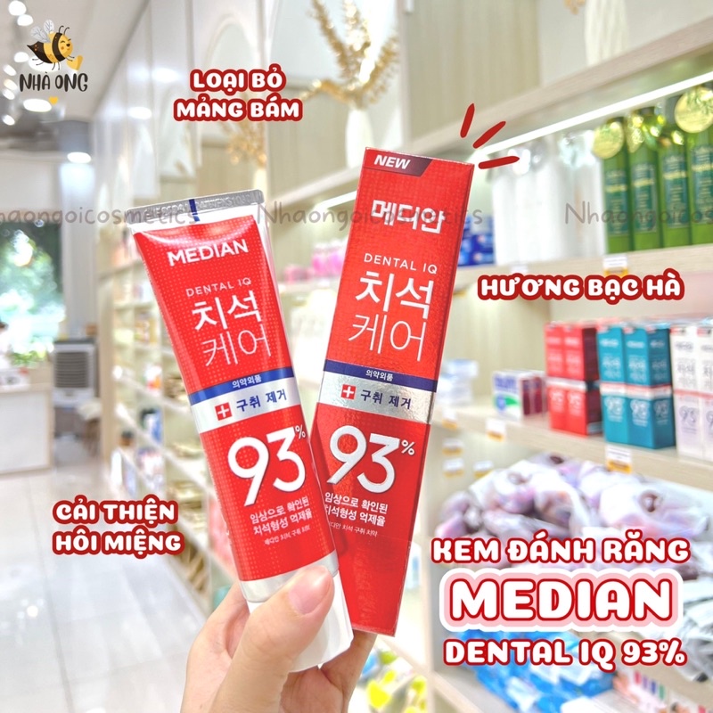 Kem Đánh Răng Median Dental IQ 93% Hàn Quốc 120g