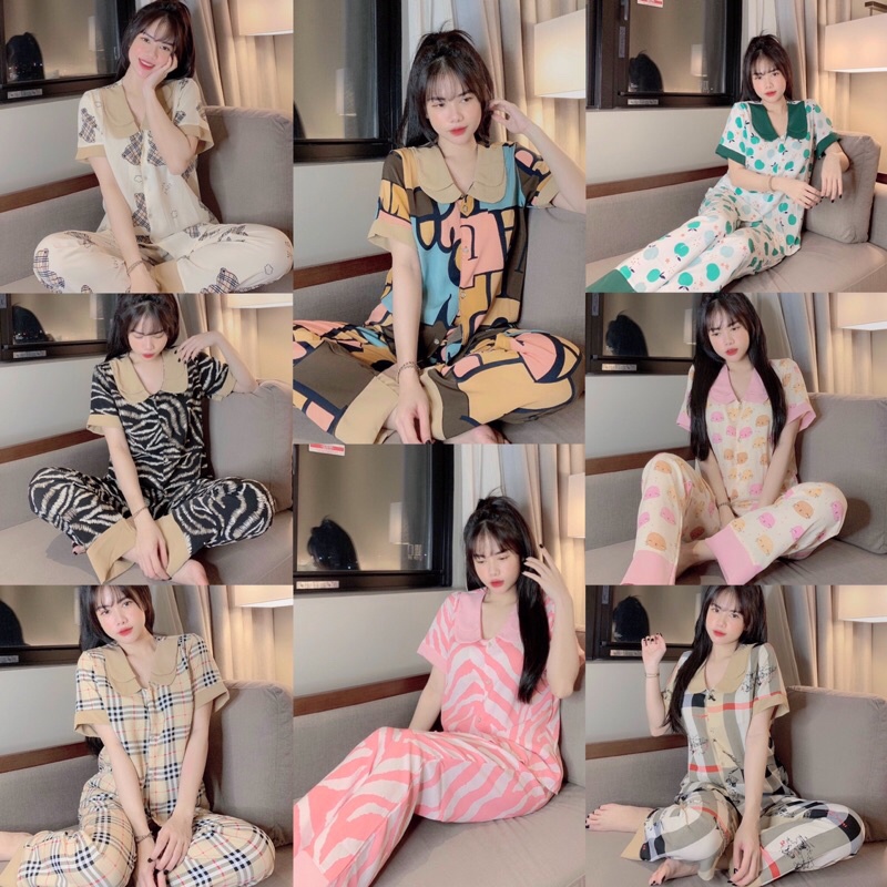 Đồ bộ pijama lụa mềm mịn 💯 Ảnh thật