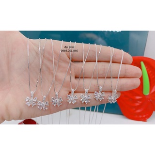 Dây chuyền nữ , bạc 925 đính đá , bạc chuẩn , sáng