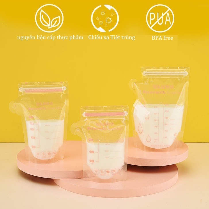 Túi Đựng Bảo Quản Sữa Mẹ Dùng Một Lần Tiện Lợi