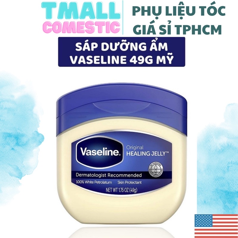 Sáp dưỡng ẩm VASELINE 49G Original 100% Mỹ Sáp đa năng dưỡng ẩm da body, giúp chân tay khỏi khô nứt nẻ