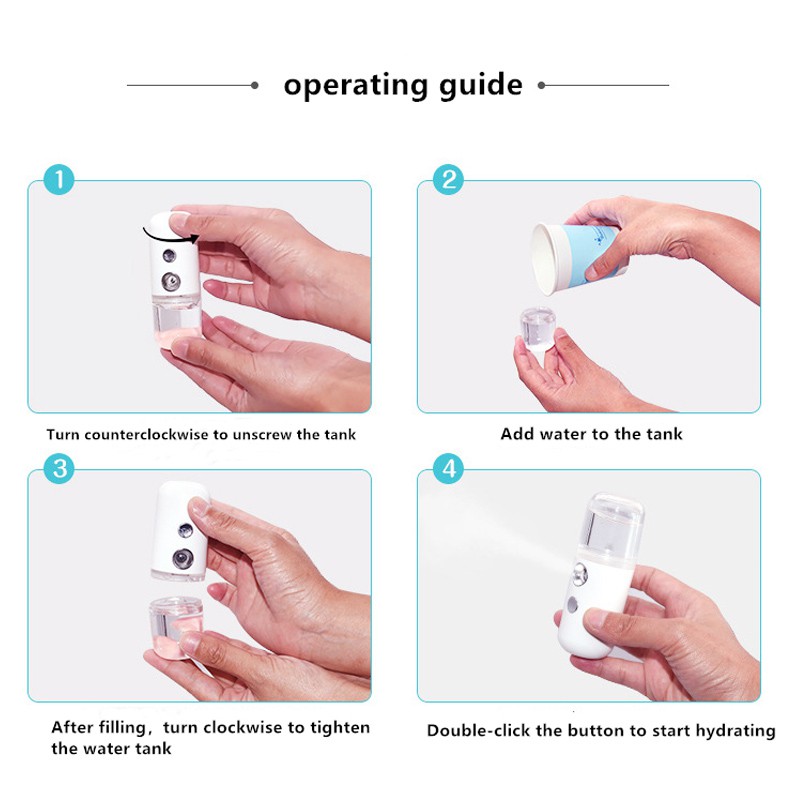 Máy phun sương xông mặt chăm sóc da tiện lợi | BigBuy360 - bigbuy360.vn