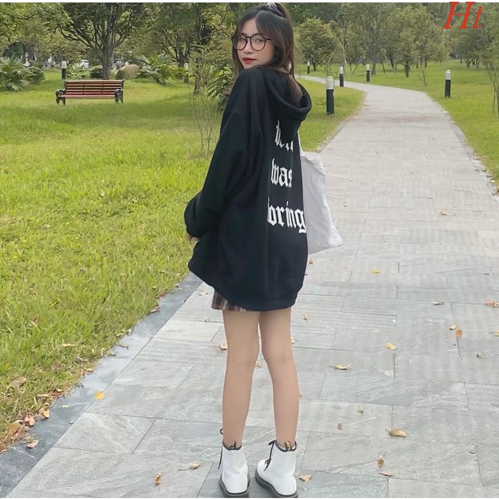 Áo hoodie I cry 🤗 chất nỉ cotton form thụng Tay chuông, mũ cực xinh