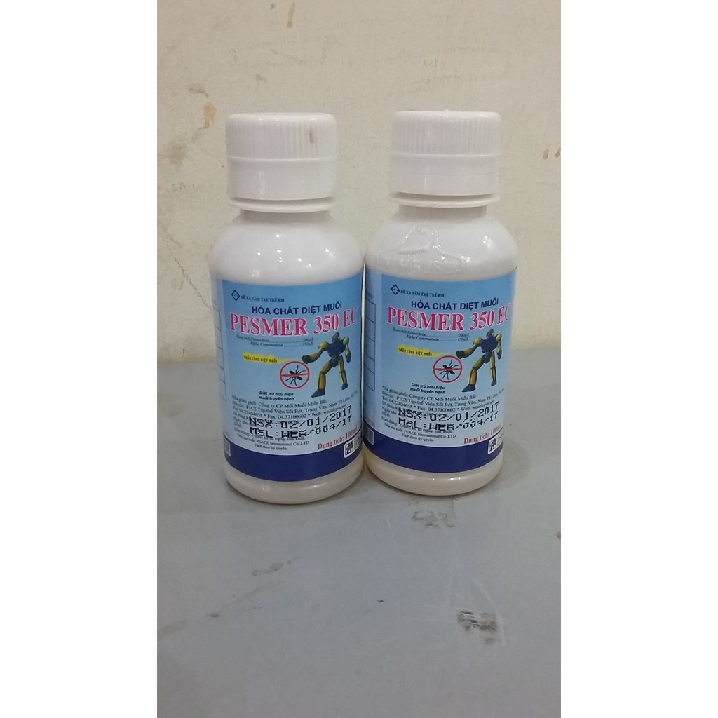 Combo 2 chai thuốc diệt muỗi  Pesmer 350EC 100ml