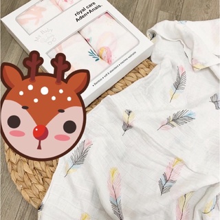 Khăn Tắm Sợi Tre Cho Bé Sơ Sinh Eden Anais Set 2 Cái Siêu Mềm,Ủ ,Quấn,Khăn Tắm Đa Năng 115.115CM