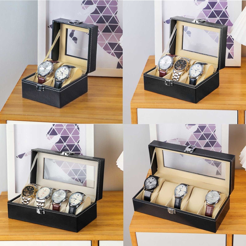 Hộp Đựng Đồng Hồ Bằng Da PU Kích Thước Lớn Cho Nam Giới