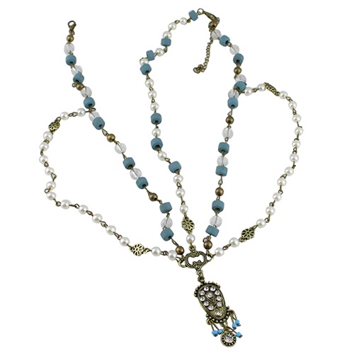 Băng Đô Cài Tóc Đính Ngọc Trai Nhân Tạo Phong Cách Bohomian