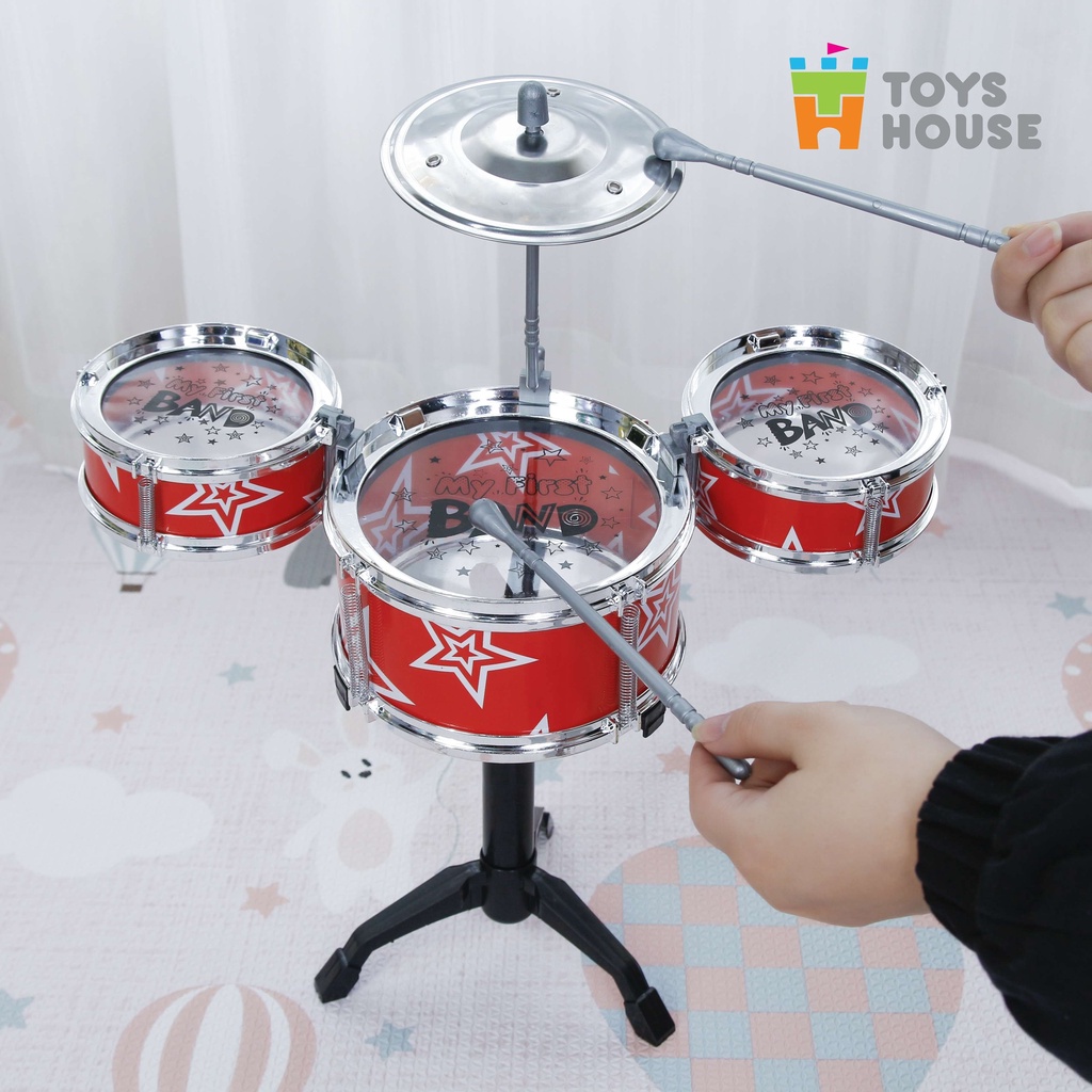 Bộ trống đồ chơi Jazz Drum cho bé ToysHouse 3303