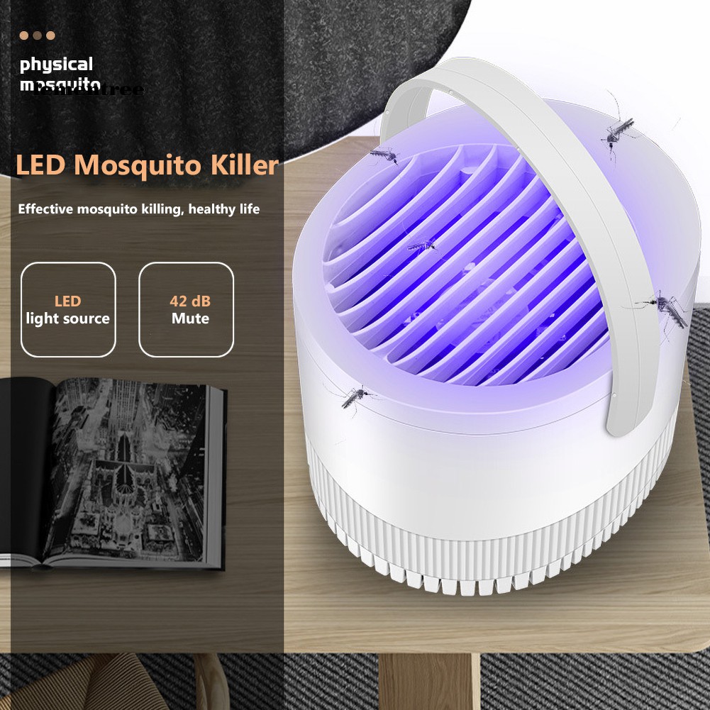 ✡WYB✡USB Electric Low Noise Mosquito Killer Lamp Insect Fly Bug LED Light Trap Zapper