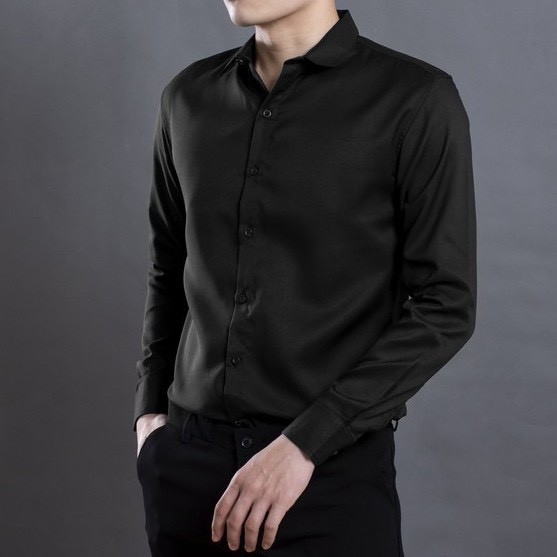 Áo sơ mi nam dài tay lịch lãm phong cách hàn quốc