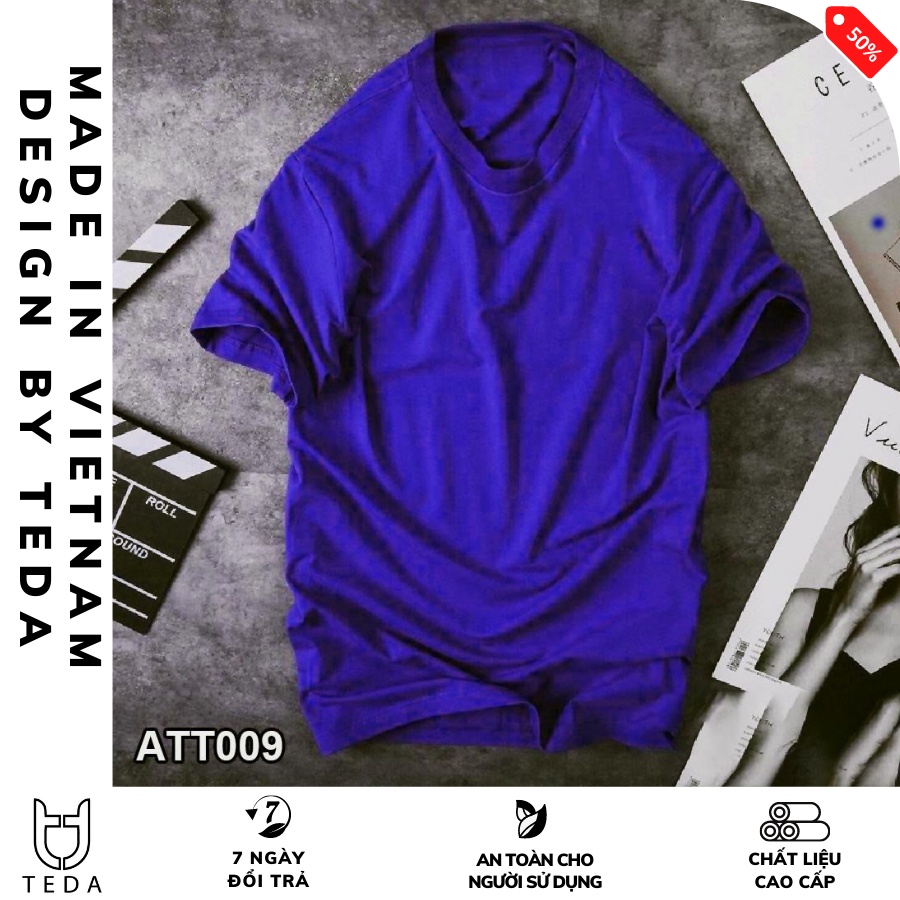 Áo Thun Nam Cổ Tròn TEDA chất vải 4 chiều co giãn dày dặn phông trơn basic tay ngắn nhiều màu | BigBuy360 - bigbuy360.vn