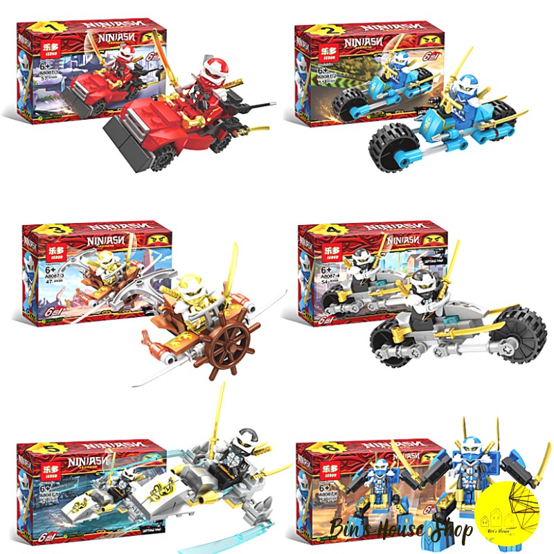 Đồ Chơi Trí Tuệ - Mô Hình Đồ Chơi Láp Ráp LEGO - NINJA GO & Chiến Xa