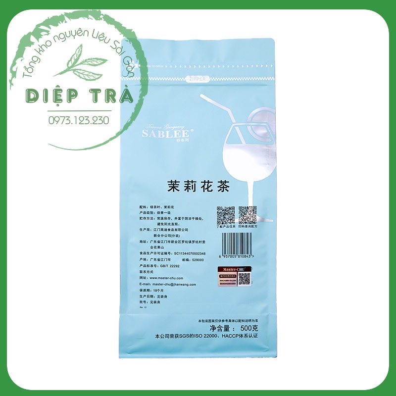 Trà xanh nhài Sablee 500gr
