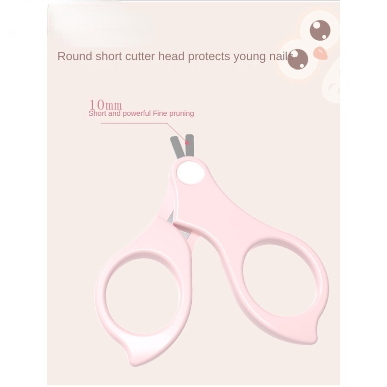 Dụng cụ chăm sóc móng em bé sơ sinh JOLLYBABY 4 món gồm đồ bấm+kéo nhỏ+nhíp+dũa an toàn làm quà tặng Giáng sinh năm mới