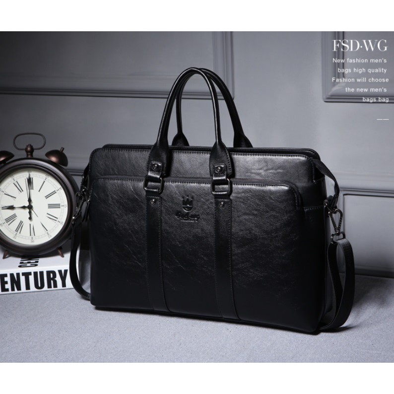 cặp da công sở FSD.WG chính hãng 839 vừa laptop 15 icnh | BigBuy360 - bigbuy360.vn