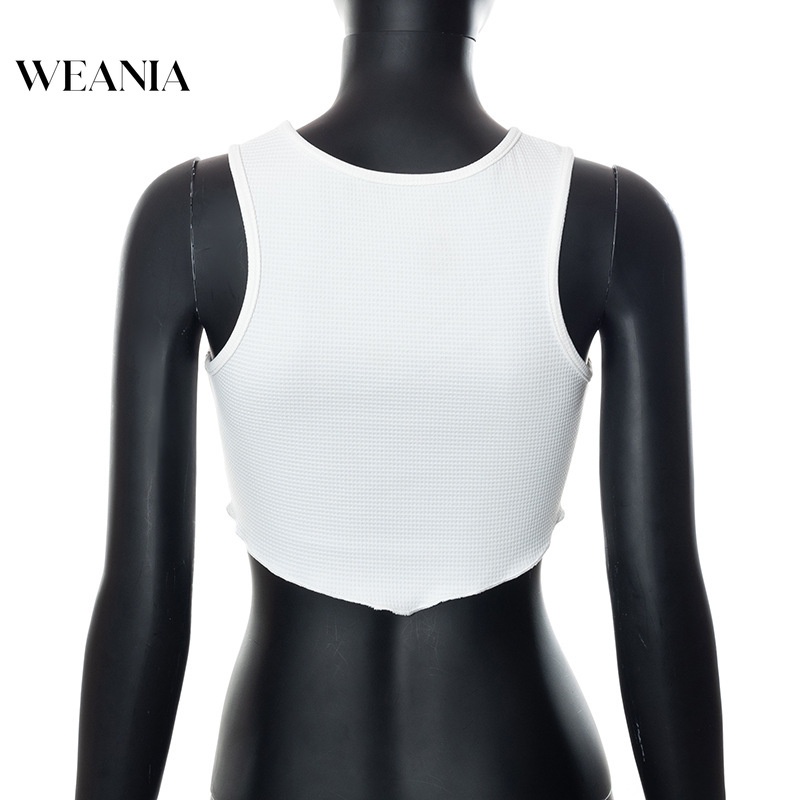 Áo Croptop Sát Nách Cổ Tròn Thời Trang Mùa Hè Trẻ Trung