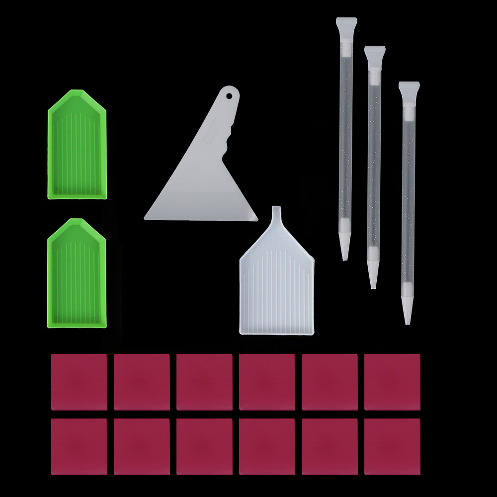 Bộ Dụng Cụ Làm Tranh Đính Đá 5D DIY Tiện Dụng Chất Lượng Cao