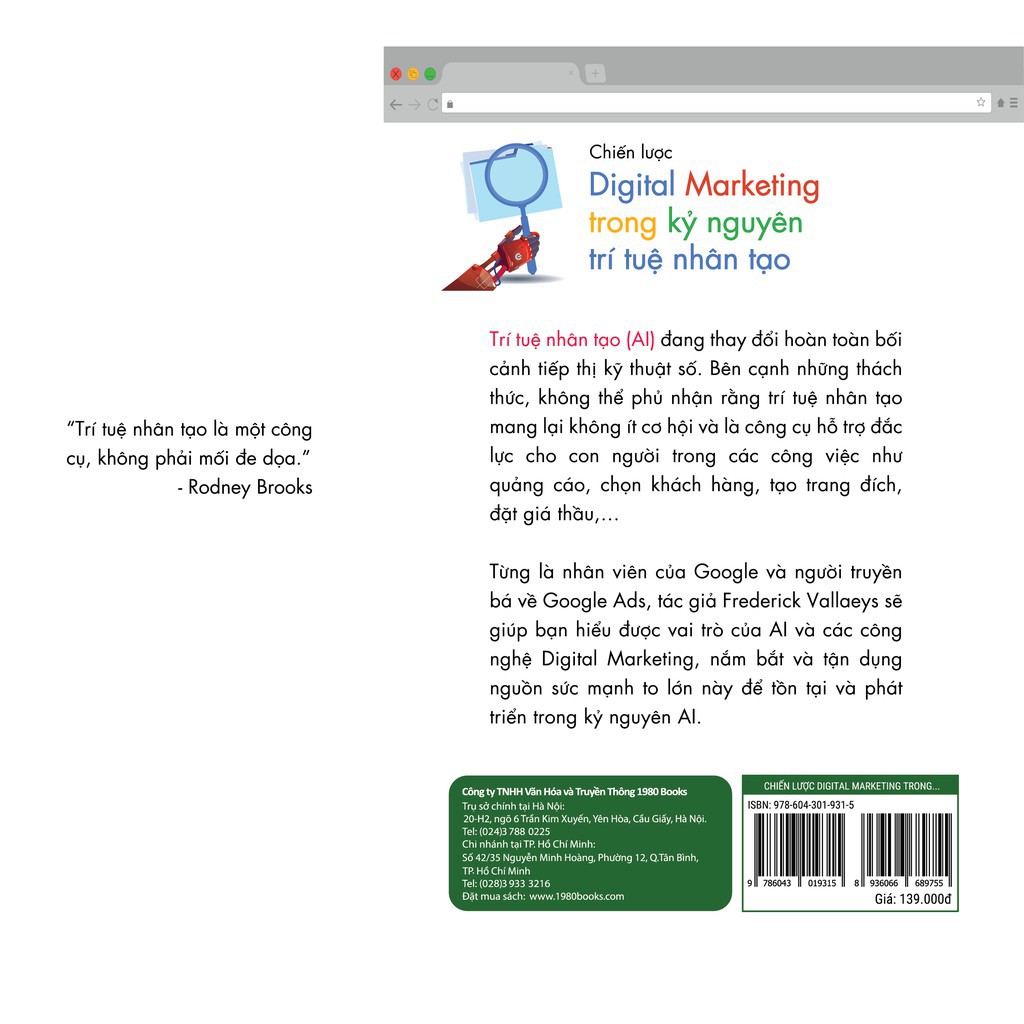 Sách - Chiến Lược Digital Marketing Trong Kỷ Nguyên Trí Tuệ Nhân Tạo [1980 Books]