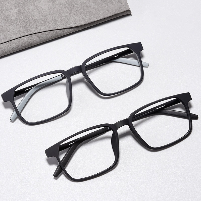 Kính Mát Gọng Vuông Chất Liệu Titan Nguyên Chất Phong Cách Vintage Cho Nam