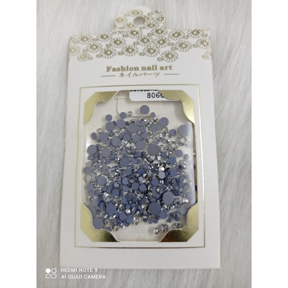 Đá chân keo mix size, đá chân keo gói màu bạc