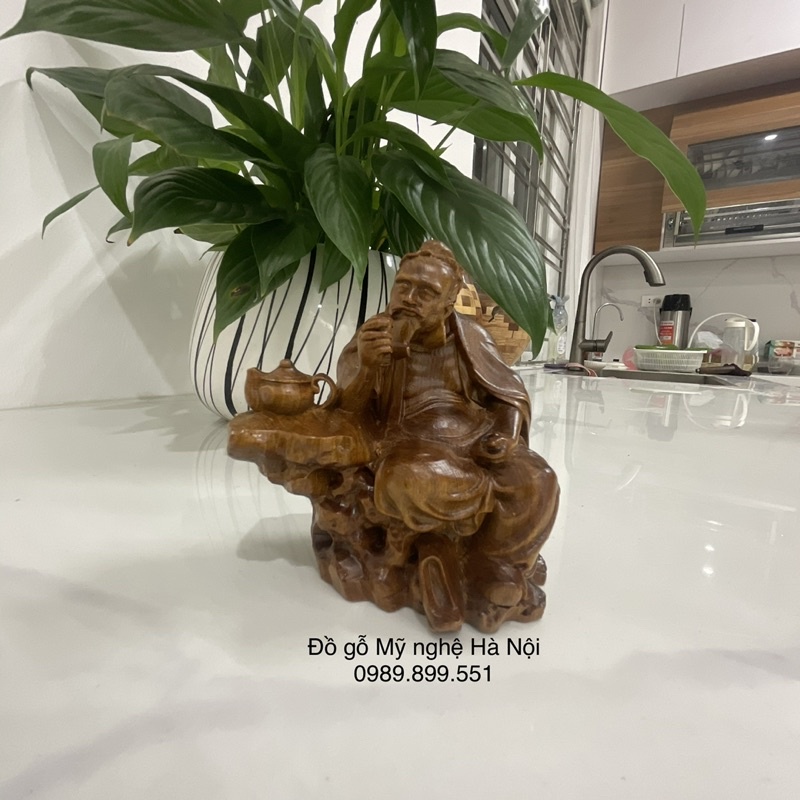 Tượng ông thần trà gỗ thơm