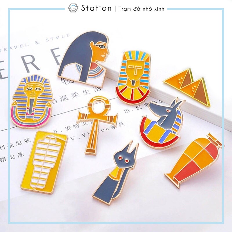 Pin cài áo Pharaoh Ai Cập cổ đại - GC250