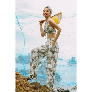 Quần culottes trơn dài MIEU - HM12