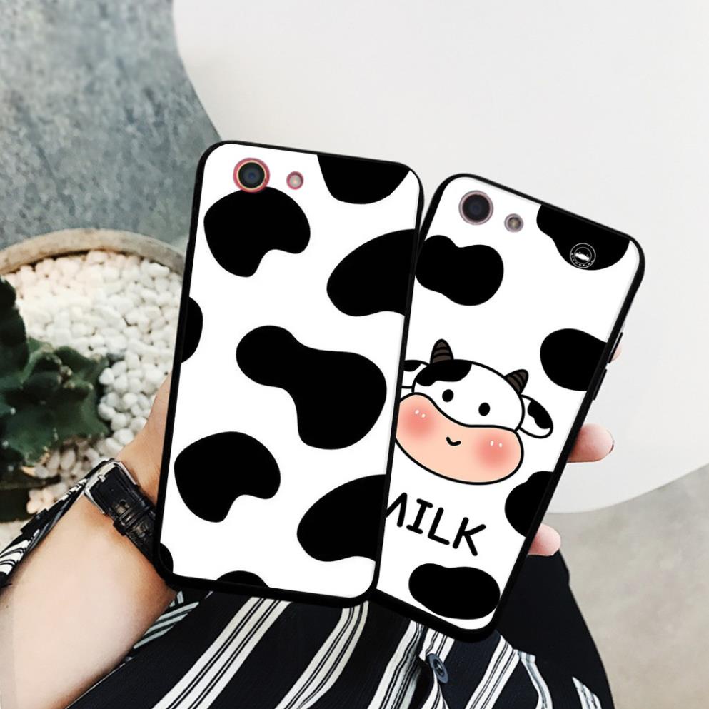 Ốp lưng dẻo OPPO F1S / F7 / F7 Youth in hình bò sữa siêu đáng yêu