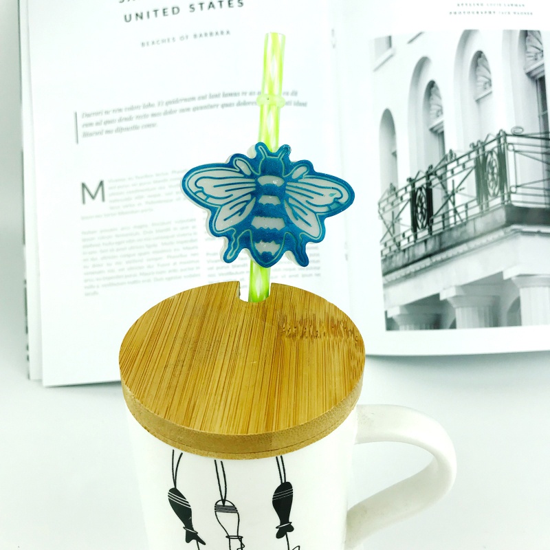 Khuôn Silicone Làm Ống Hút Hình Bươm Bướm Dùng Làm Đồ Trang Sức Epoxy Resin Pha Lê