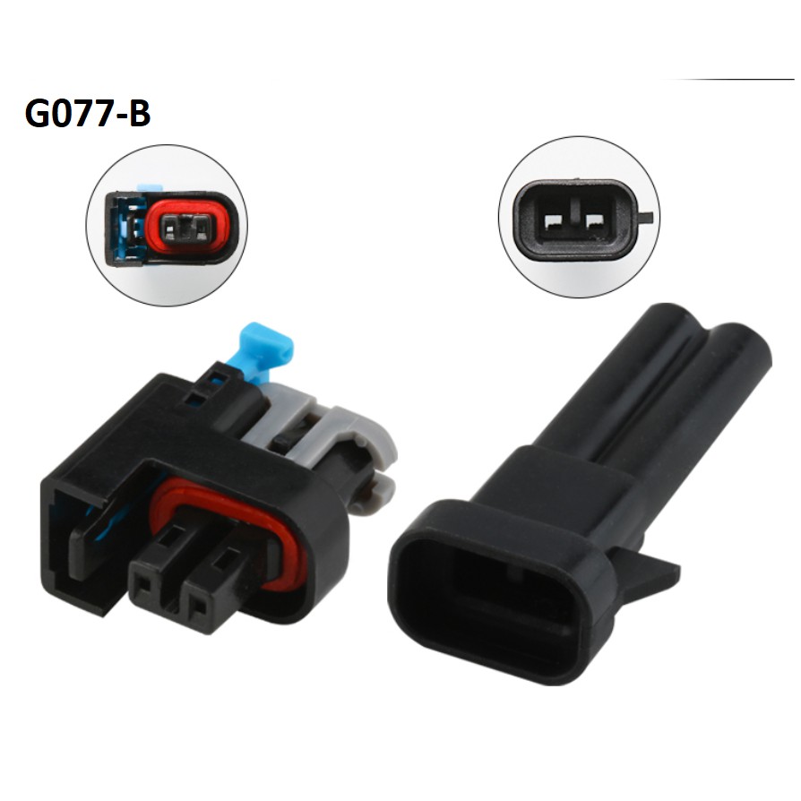 G077-Giắc cắm vòi phun cánh buồm Excelle 2 lỗ