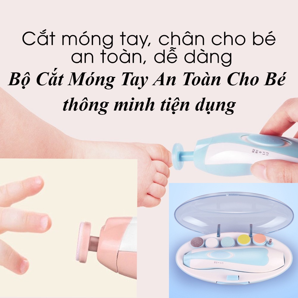 Máy cắt dũa hoặc mài móng tay an toàn cho bé Baby Trimmer