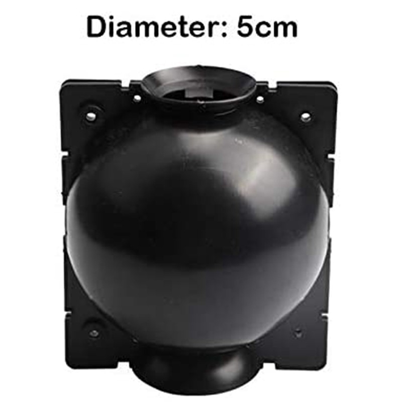 Set 10 hộp tròn ghép nối tạo rễ cây áp suất cao kiểm soát nhân giống cây trồng màu đen cỡ S cho sân vườn