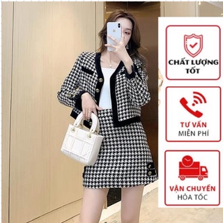 [HOT] Sét dạ tuýt chanh xả, siêu xinh khuy vàng hình ảnh thật kèm video