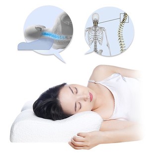 Gối Memory foam 50D Lock&Lock HLW113, hình bướm, kích thước 600*350*120mm, trọng lượng 1200g