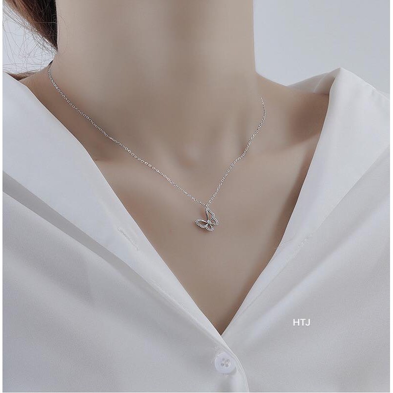 DÂY CHUYỀN BẠC CHO NỮ MẶT HÌNH CON BƯỚM XINH XẮN