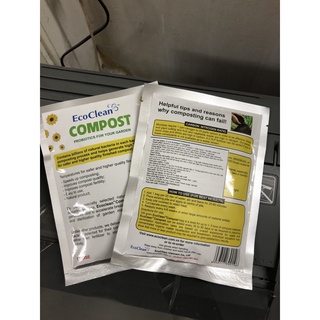 Vi sinh ủ phân hữu cơ gia đình - EcoClean Compost 100 gram ☘️