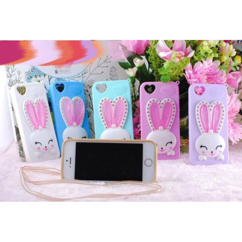 ỐP IPHONE 5,6,6PLUS THỎ NGỒI DỄ THƯƠNG
