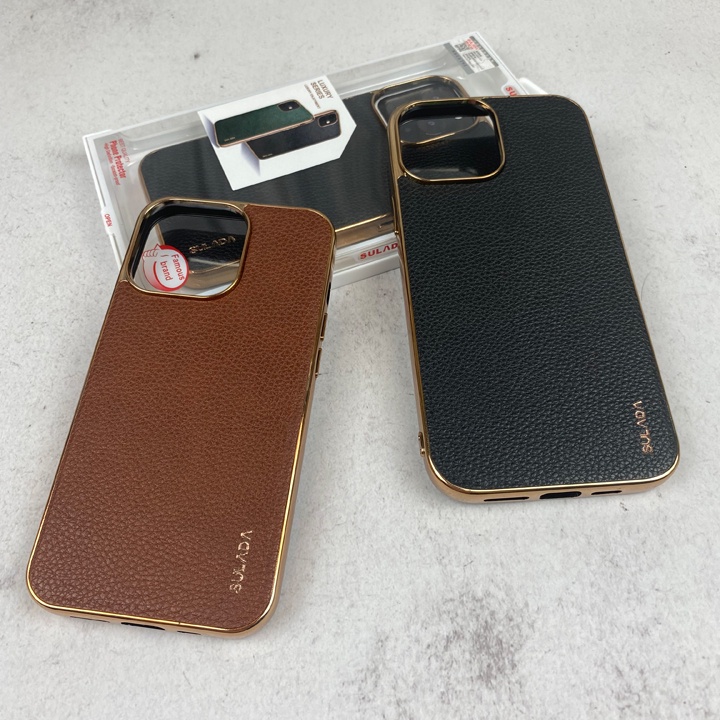Ốp Lưng Da Cao Cấp cho iPhone 13 đủ dòng máy - Mã TZAC232