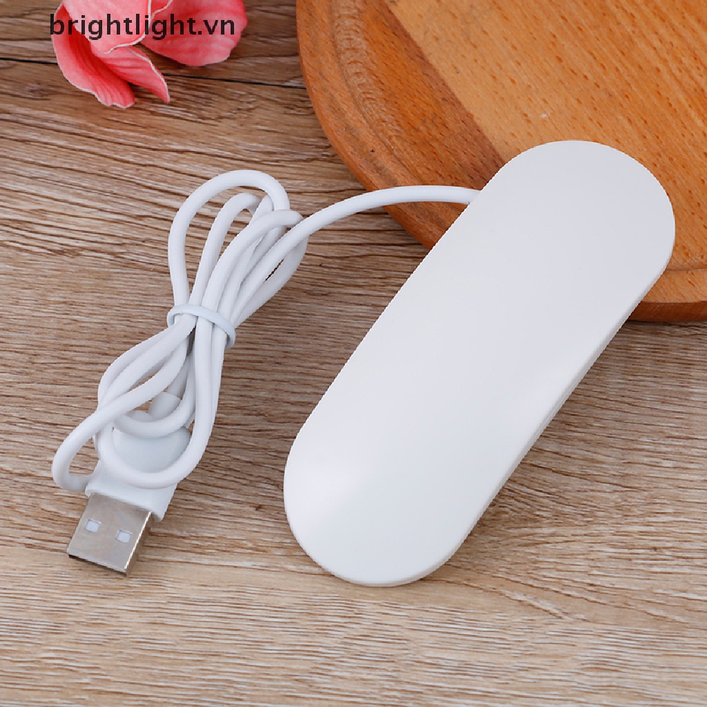 [Hàng mới về] Máy sấy móng tay đèn LED UV 6W màu trắng sạc USB tiện dụng