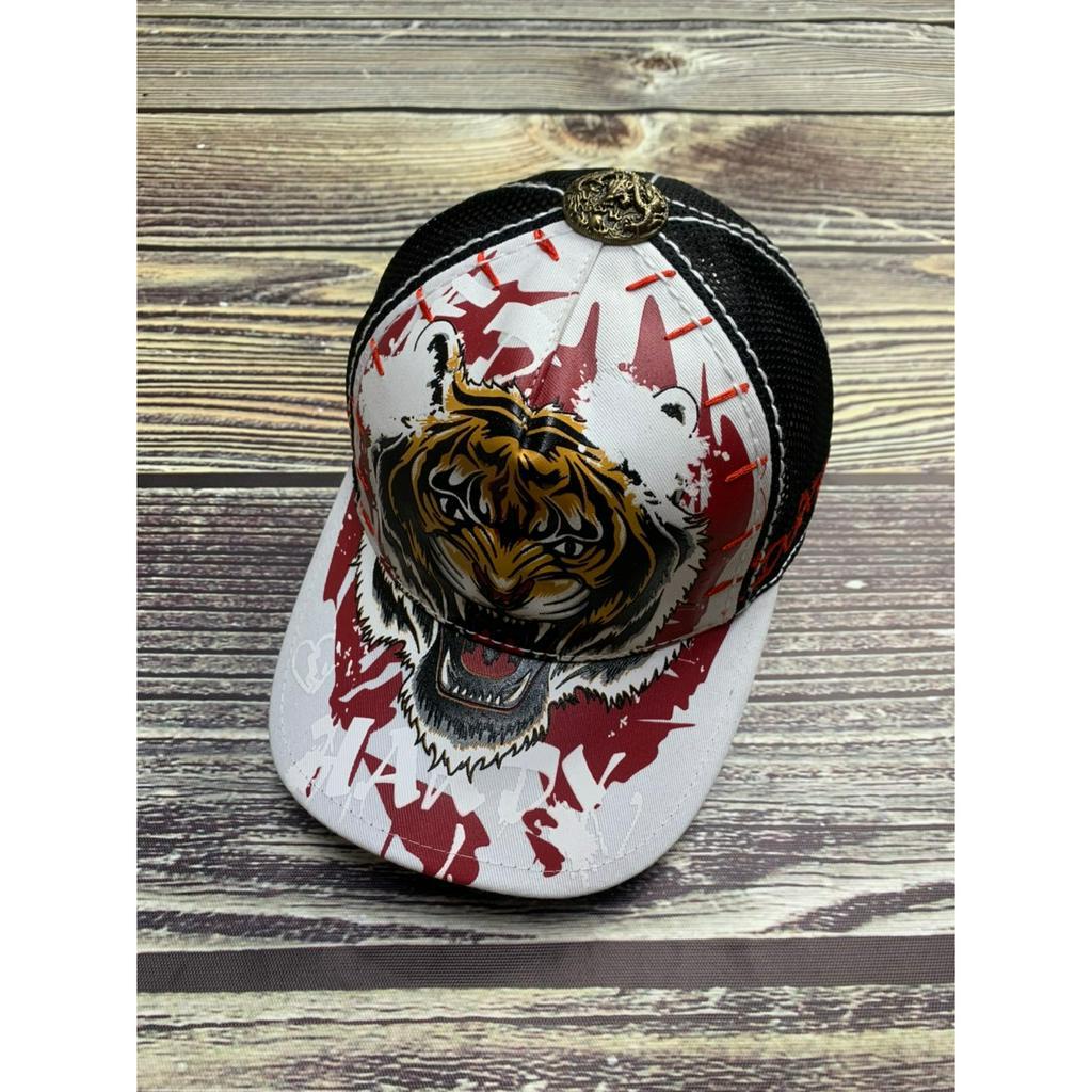 Nón ông địa mũ hổ logo dập nổi hình in