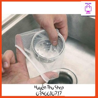 Sỉ 500 túi lưới lọc rác bồn rửa bát tiện lợi