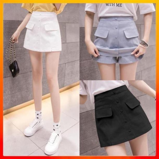 [Rẻ Vô Địch] Quần Váy túi nắp