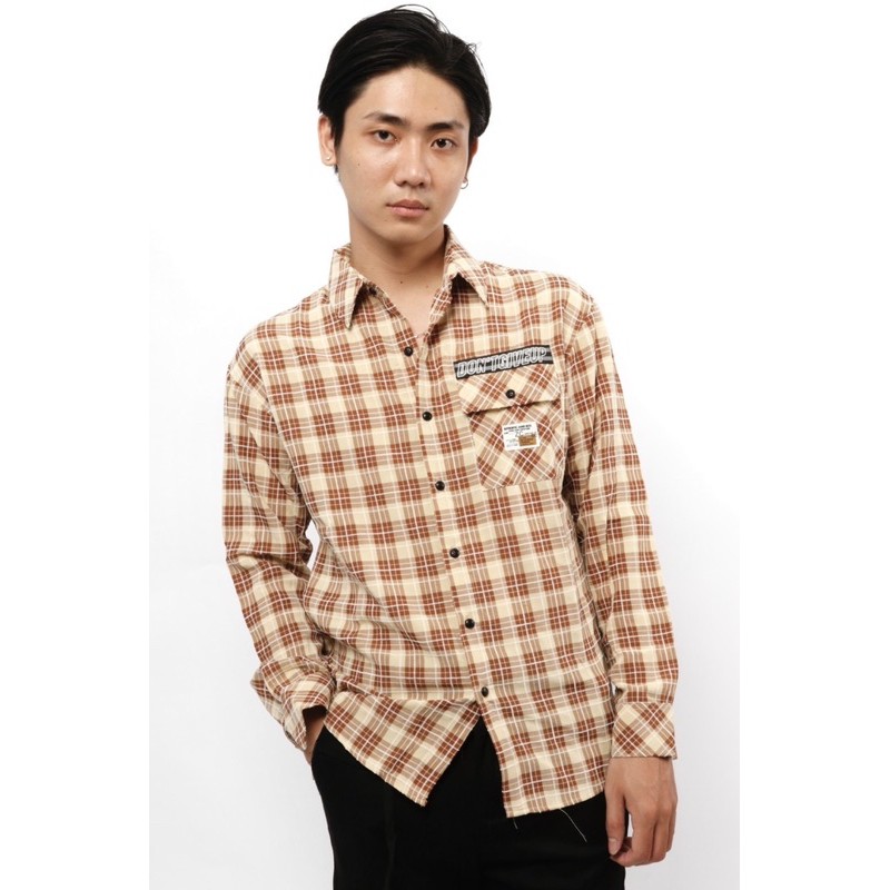 Sơ mi caro form suông rộng cho nam Nô Store